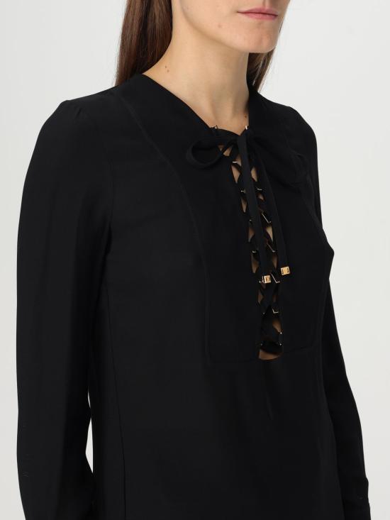 25FW 엘리자베타프랜치 탑 CA003 110 Black - ELISABETTA FRANCHI