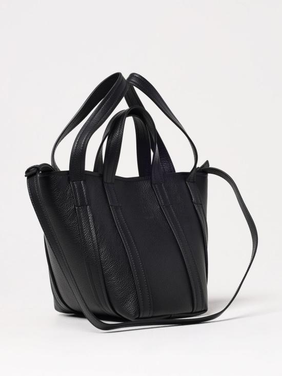 25SS 발렌시아가 그레인드 카프스킨 에브리데이 XS 노스 사우스 숄더 토트백 672793 15YUN 1090 Black - BALENCIAGA