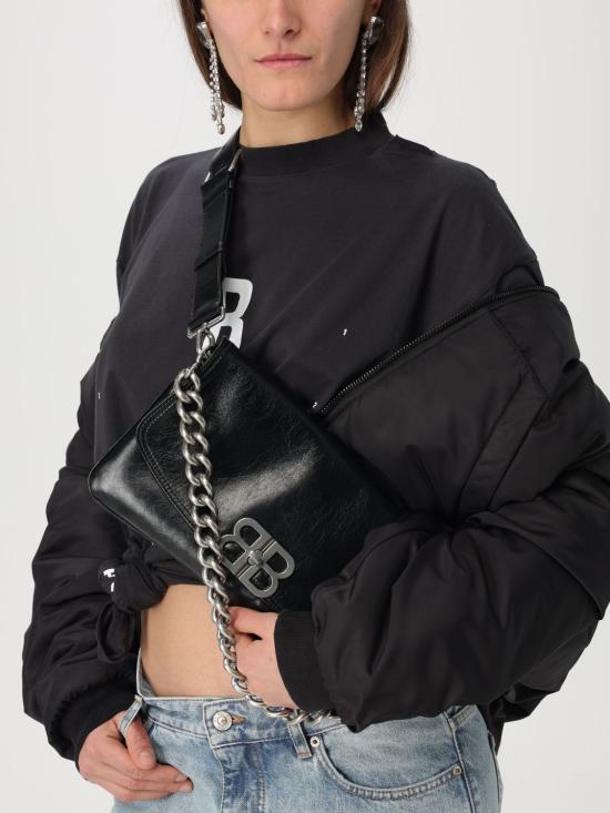 25SS 발렌시아가 숄더백 748596 2ABFJ 1000 Black - BALENCIAGA