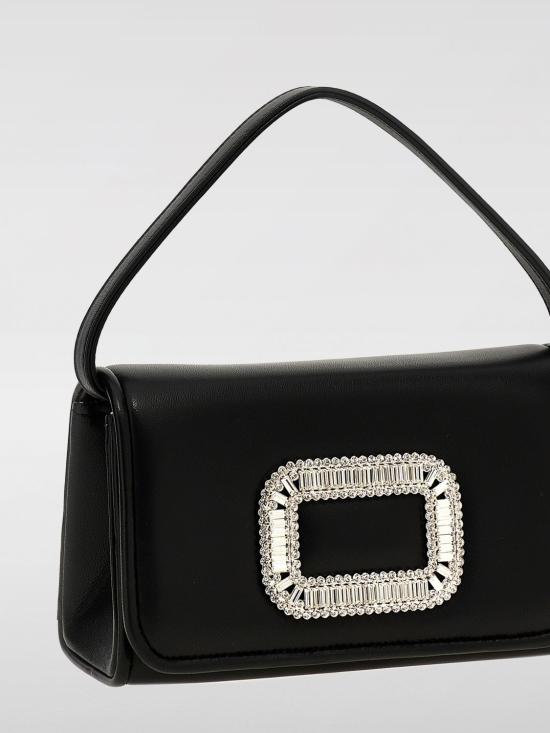 25FW 로저비비에 필그림 레더 마이크로 백 RBWABDH0000YDR B999 Black - ROGER VIVIER