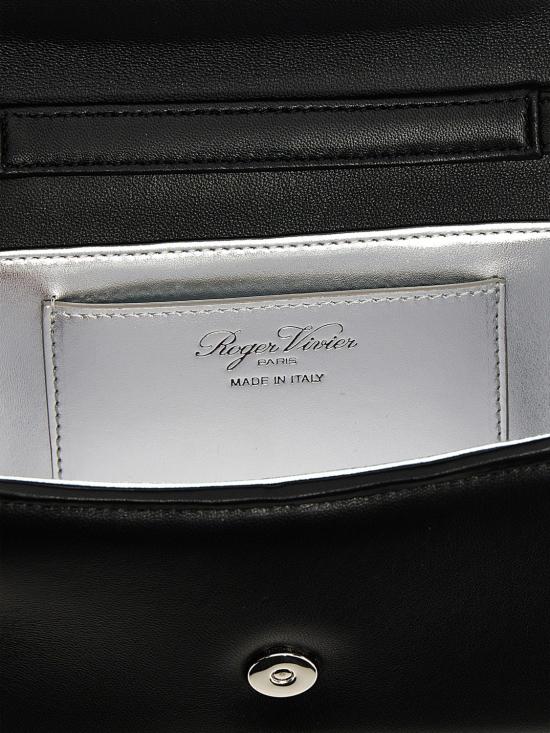 25FW 로저비비에 필그림 레더 마이크로 백 RBWABDH0000YDR B999 Black - ROGER VIVIER