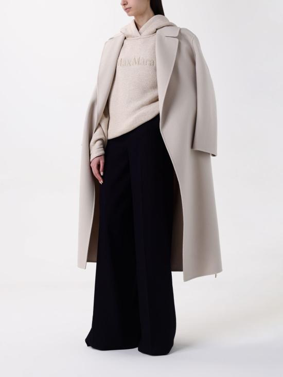 25FW 막스마라 GARY 가리 로고 자수 후드 티셔츠 2511921018600 002 White 1 - MAX MARA