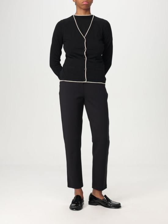 25FW 막스마라 스트레이트 팬츠 2511781108600 005 Black - MAX MARA