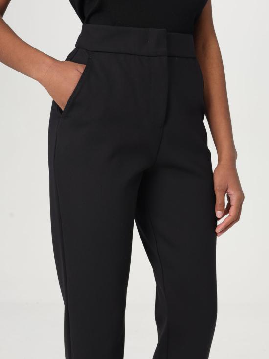 25FW 막스마라 스트레이트 팬츠 2511781108600 005 Black - MAX MARA