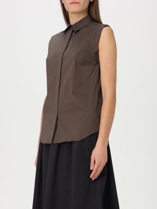 25FW 브루넬로 쿠치넬리 블라우스 M0091MA616 C8705 Brown - BRUNELLO CUCINELLI