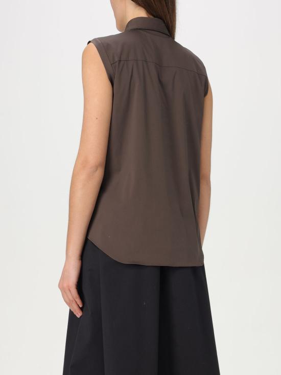 25FW 브루넬로 쿠치넬리 블라우스 M0091MA616 C8705 Brown - BRUNELLO CUCINELLI