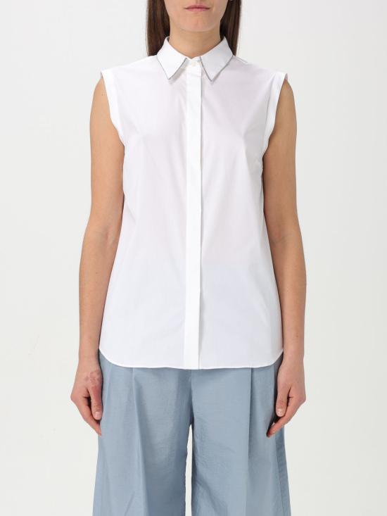 25SS 브루넬로 쿠치넬리 블라우스 M0091MA616 C159 White