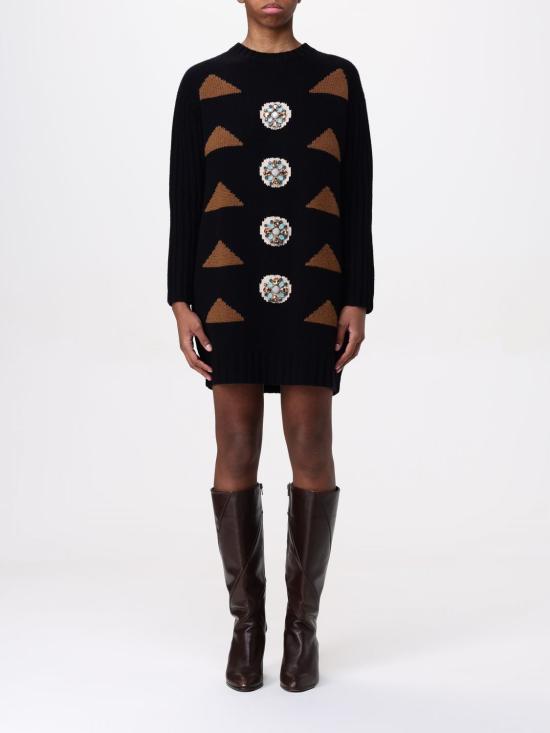 25FW 막스마라 숏 원피스 2511321051600 025 Black