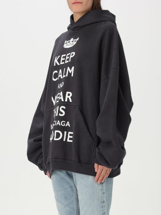 25SS 발렌시아가 스웨터 803265 TRVC5 9034 Black - BALENCIAGA