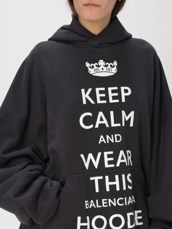 25SS 발렌시아가 스웨터 803265 TRVC5 9034 Black - BALENCIAGA