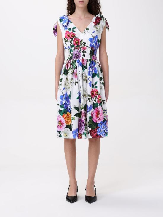 25FW 돌체앤가바나 롱 원피스 F6I0ATHS5S6 HA5KT Multicolor