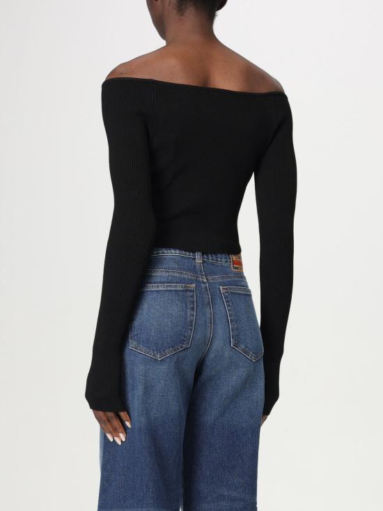 25FW 디젤 긴팔 티셔츠 A141890DLAX 9XX Black - DIESEL