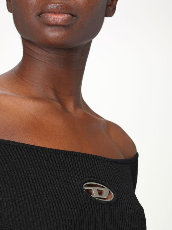 25FW 디젤 긴팔 티셔츠 A141890DLAX 9XX Black - DIESEL