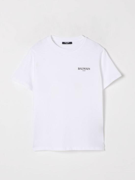 25FW [키즈] 발망 티셔츠 BW8P11Z0116 100NE White