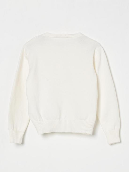 25SS [키즈] 엘리자베타프랜치 풀오버 EGMA039FL061 0000 Yellow Cream - ELISABETTA FRANCHI