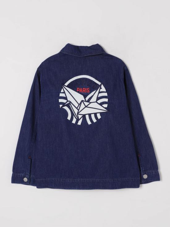 25SS [키즈] 겐조 캐주얼 자켓 K61173 Z25 Blue - KENZO