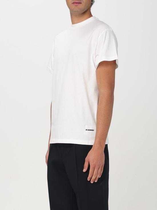 25FW 질샌더 반팔 티셔츠 J47GC0001J45048 100 White - JIL SANDER