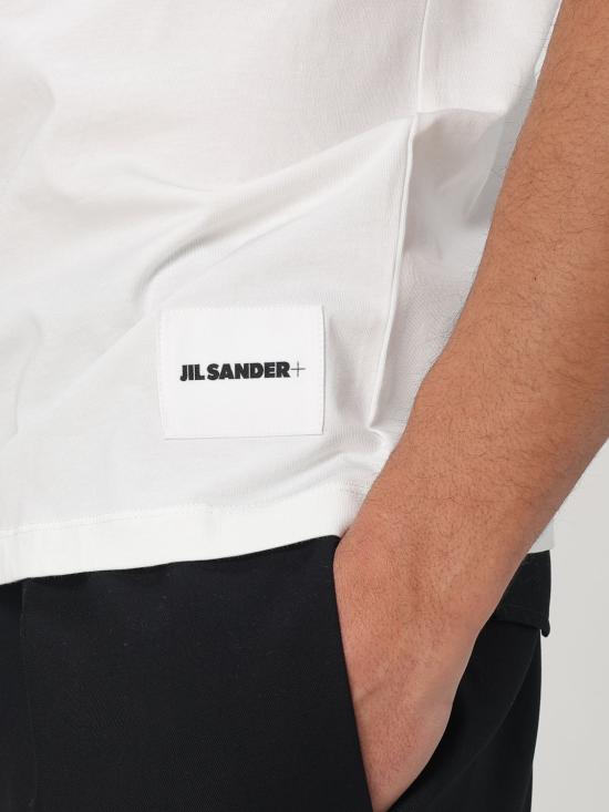 25FW 질샌더 반팔 티셔츠 J47GC0001J45048 100 White - JIL SANDER