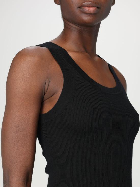 25FW 막스마라 민소매 티셔츠 2511361021600 008 Black - MAX MARA