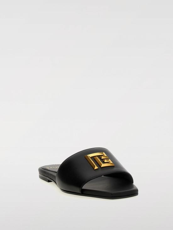 25SS 발망 뮬/슬리퍼 DN1UP966LVIT 0PA Black - BALMAIN