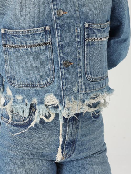 25SS 스텔라 맥카트니 자켓 6D03633SQH08 4590 Denim - STELLA MCCARTNEY