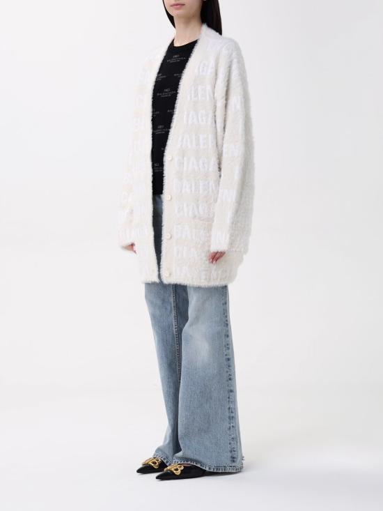 25SS 발렌시아가 스웨터 769146 T6230 9002 Yellow Cream - BALENCIAGA