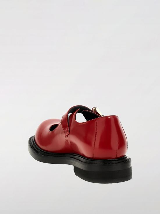 25SS 모스키노 플랫 슈즈 A10704C1MMJ0 500 Red - MOSCHINO
