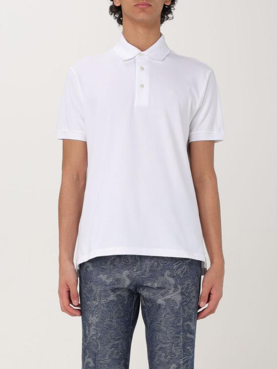 25FW 에트로 폴로 티셔츠 MRMD0005AC274 W0800 White