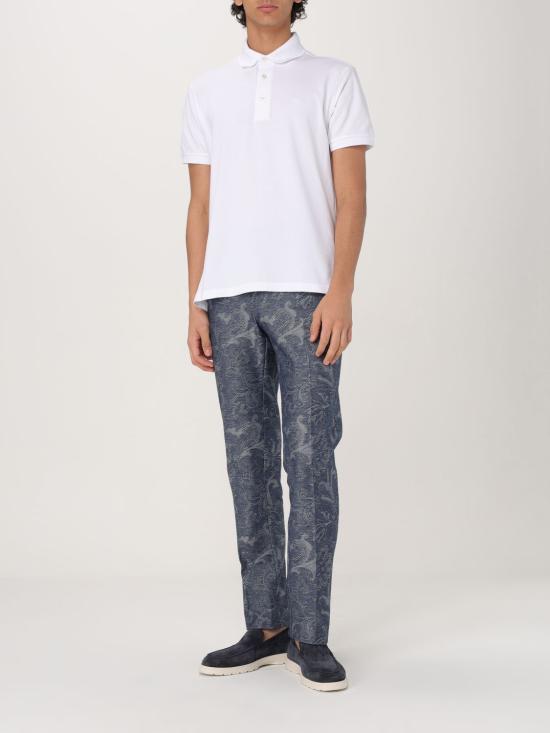 25FW 에트로 폴로 티셔츠 MRMD0005AC274 W0800 White - ETRO