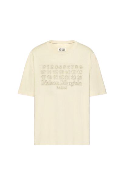 25SS 마르지엘라 반팔 티셔츠 S50GC0705 S24567 103 Beige