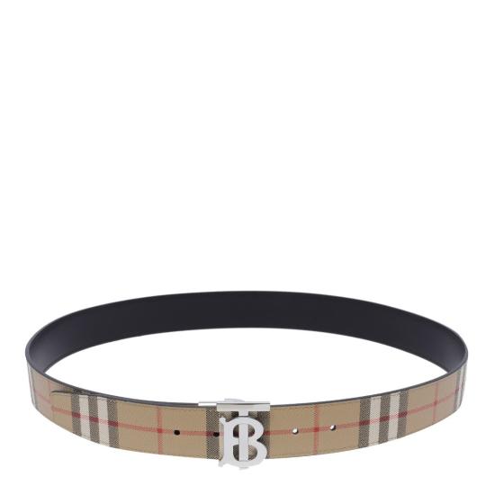 26SS 버버리 리버시블 체크 TB 벨트 8069853A7026 Beige