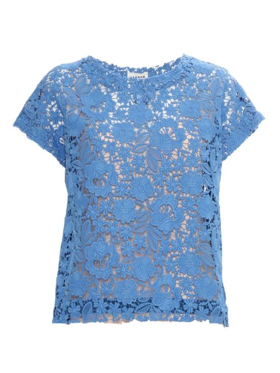 25SS 파로쉬 긴팔 티셔츠 PEONIA D313075 046 233837 BLUE