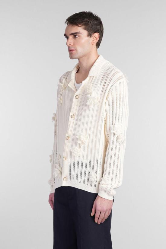 25SS 카사블랑카 긴팔 셔츠 412922 MS25 KW 900 Beige - CASABLANCA