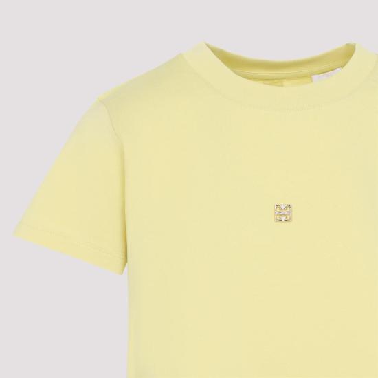 25SS 지방시 반팔 티셔츠 BW70F530ZP 740 Yellow - GIVENCHY