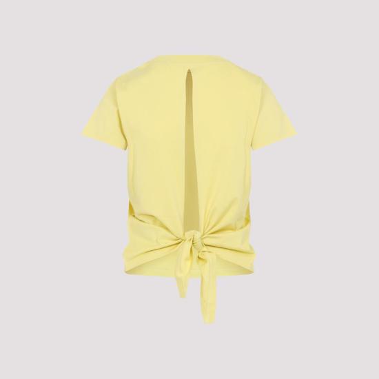 25SS 지방시 반팔 티셔츠 BW70F530ZP 740 Yellow - GIVENCHY