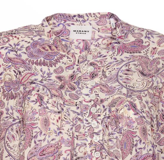 25SS 이자벨마랑에뚜왈 셔츠 HT0562FA C1J02EECPE PURPLE - ISABEL MARANT ETOILE
