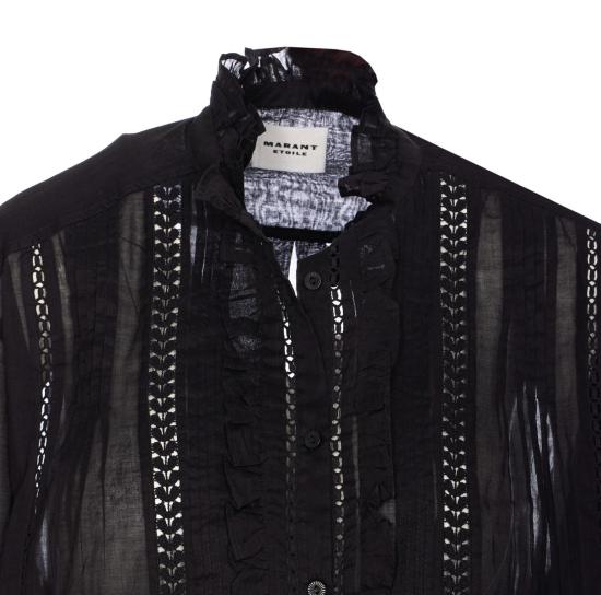 25SS 이자벨마랑에뚜왈 블라우스 CH0201FA C1J15E01BK Black - ISABEL MARANT ETOILE
