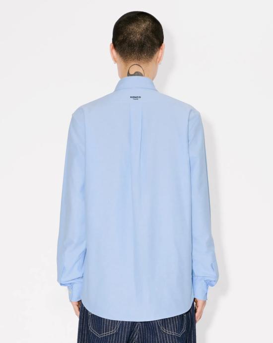  겐조 긴팔 셔츠 FF5 5CH410 9LO 64 SKY BLUE DOM - KENZO