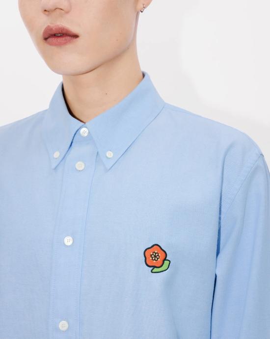  겐조 긴팔 셔츠 FF5 5CH410 9LO 64 SKY BLUE DOM - KENZO