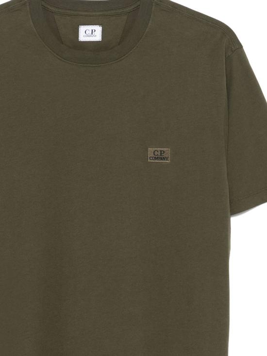25SS 씨피 컴퍼니 반팔 티셔츠 18CMTS031A 005100W 683 IVY GREEN DOM - C.P. COMPANY