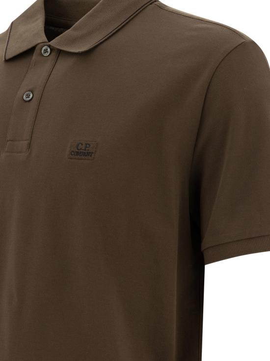 25SS 씨피 컴퍼니 폴로 티셔츠 18CMPL097A005263W683 IVY GREEN DOM - C.P. COMPANY