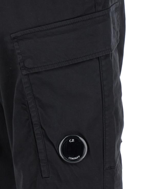 25SS 씨피 컴퍼니 스트레이트 팬츠 18CMPA166A005694G999 BLACK DOM - C.P. COMPANY