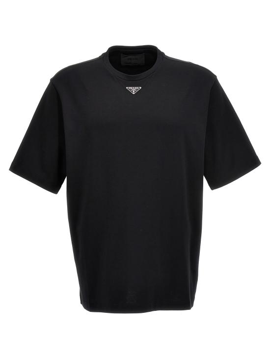 25FW 프라다 반팔 티셔츠 UJN861S232240F0002 BLACK DOM