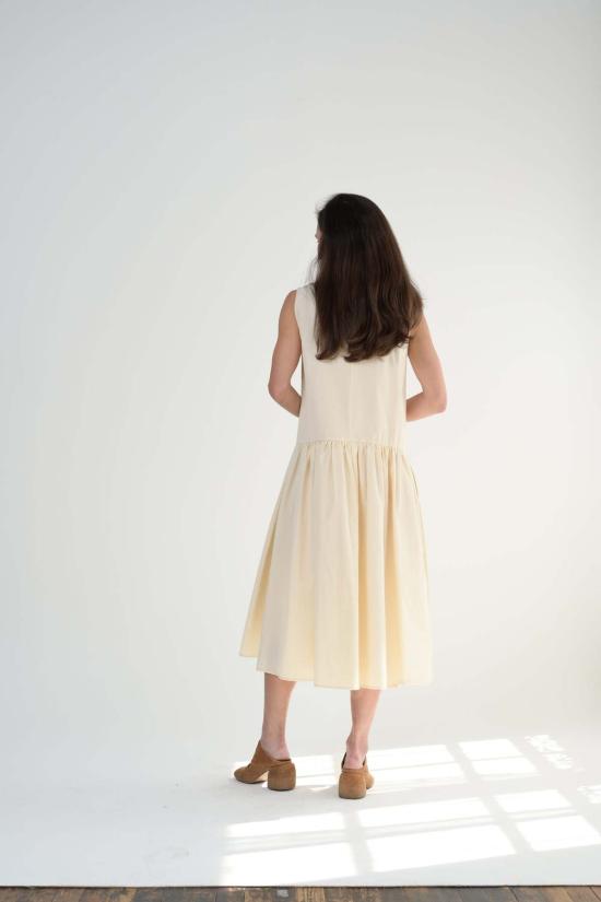  아푼토비 롱 원피스 A Punto B 1605 드레스 내추럴 - A PUNTO B