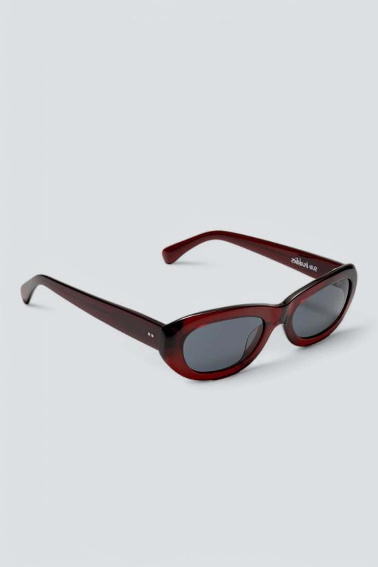  선 버디즈 안경 Sun Buddies 아세테이트 미우치아 마룬 - SUN BUDDIES