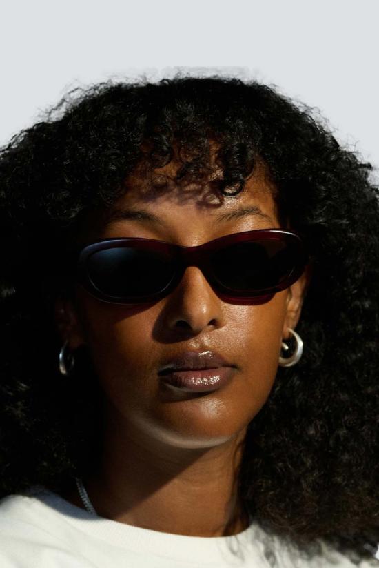  선 버디즈 안경 Sun Buddies 아세테이트 미우치아 마룬 - SUN BUDDIES