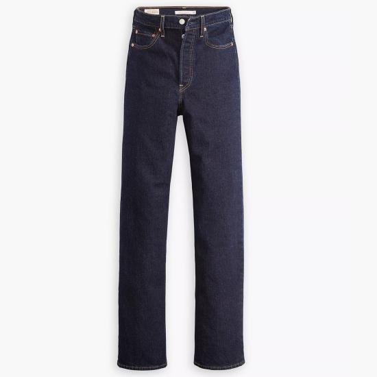  리바이스 데님 팬츠 Levi's Ribcage 풀 렝스 진 Small Course Blue - LEVI'S