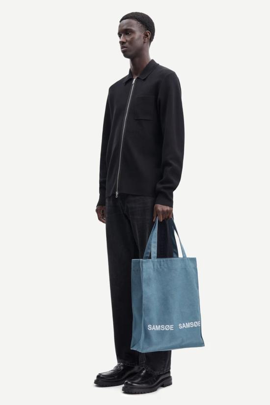  삼소앤삼소 집업 니트 Samsøe Samsøe Guna X 지퍼 카디건 블랙 - SAMSOE SAMSOE