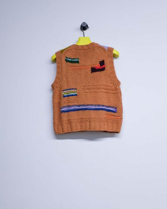  마틴로즈 베스트 마틴 로즈 핸드 니트 지퍼 조끼 - MARTINE ROSE