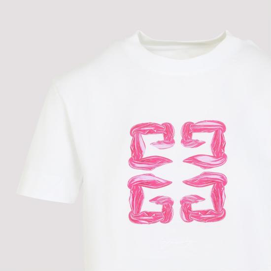 25SS 지방시 반팔 티셔츠 BW70ASP728 100 WHITE - GIVENCHY